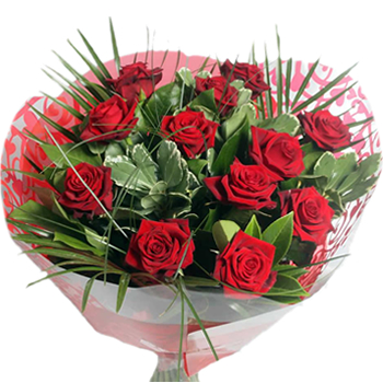 12 Deluxe Naomi Red Rose