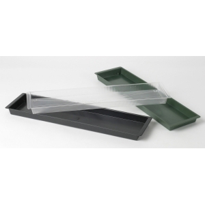 Double brick Tray Black (pack of 10)