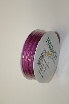 Ribbon - Striped Lock-stitch Purple