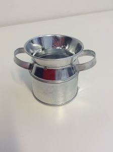 Galvanised Urn H7cm