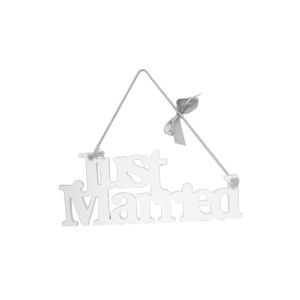 Just Married Hanging Sign