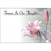 Greting card Forever in our thoughts