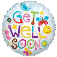 Balloon - Get Well Soon 18"