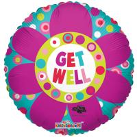 Balloon - Get Well Soon 18" Flower