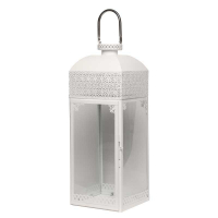 Lantern Matt White (19x18x50.5cm)