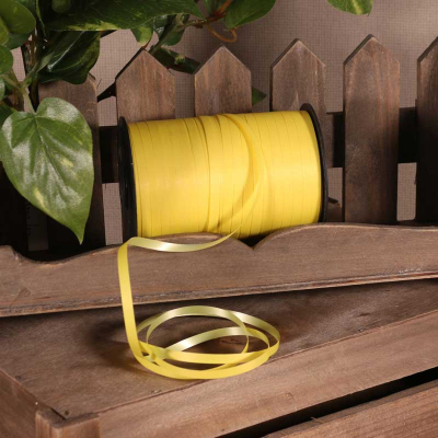 Ribbon Curling Light Yellow 5mmx500yrds