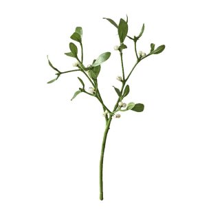 Artificial - Mistletoe on Stem (15 inch)