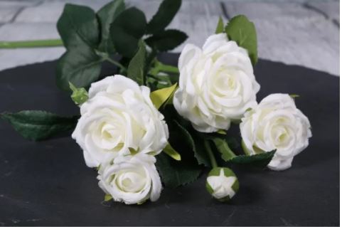 Camelot Garden Rose Spray Bridal Ivory