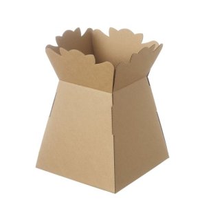 Porto vase Natural H:24 x W:17 x D:17cm Opening W:11 x D:11cm