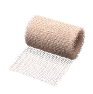 Natural jute 10m roll 15cm width fibre cream