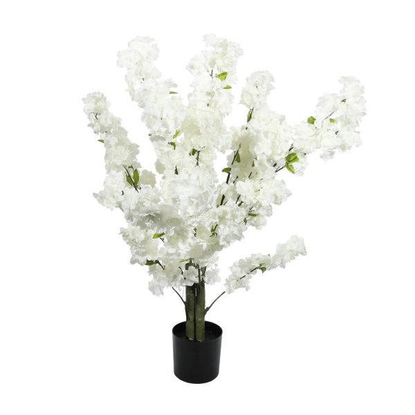 Essential Blossom Tree - White - 80cm