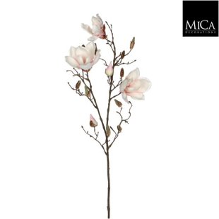 Mica Decorations Magnolia Artificial Flower - H88 cm - Light pink