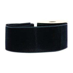 Black Velvet Ribbon 63mm x 10yd