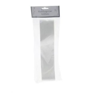 White Wedding Car Ribbon (9m)