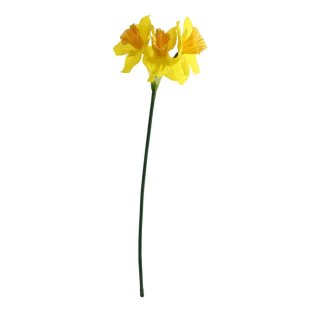 Essential Mini Daffodil x3 Heads - Yellow Artificial