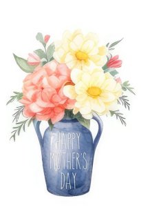 Single - Mothers Day Vase - 50 Cards