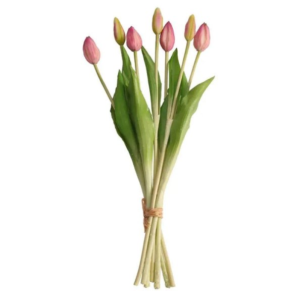 Real Feel Tulip Bunch Light Purple (43cm)