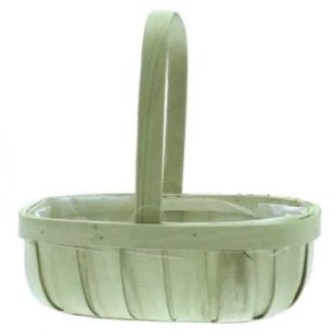Green Softwood Trug Height 30cm Length 28cm Width 21cm Depth 9cm