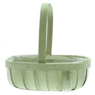 Green Softwood Trug Height 30cm Length 28cm Width 21cm Depth 9cm