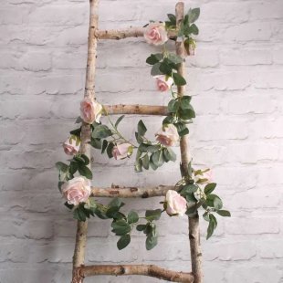 Rose Garland Light Pink (175cm)