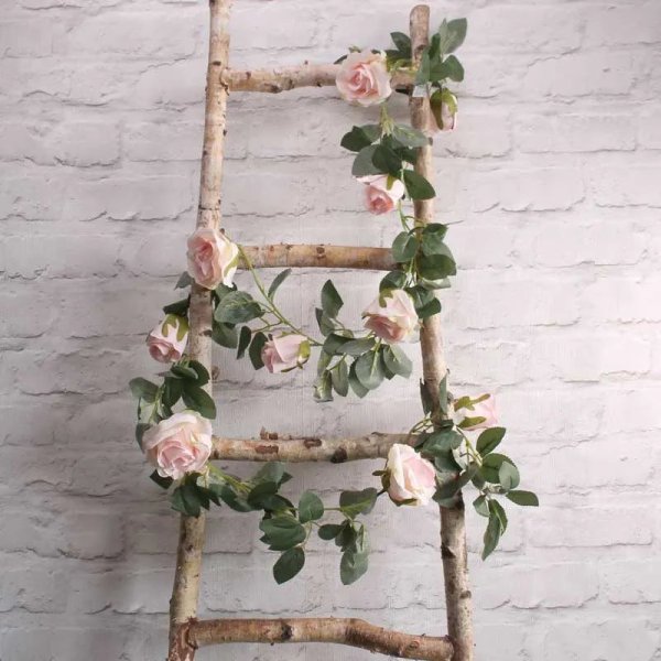Rose Garland Light Pink (175cm)