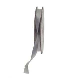 Silver Satin Ribbon 10mm