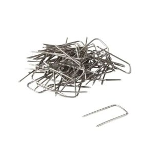 Mossing Pins Bent - Silver - 1cm x 4cm - 1 Kg
