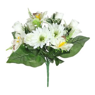 Pembroke Gerbra Orchid Mixed Bunch - Cream