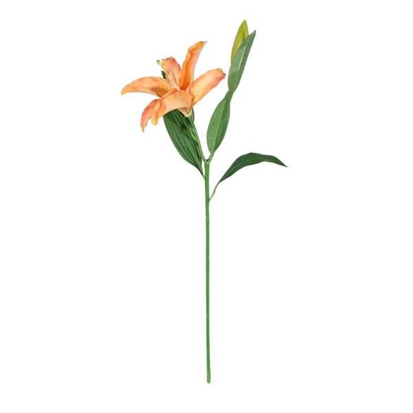 Lily Real Touch Orange 70cm