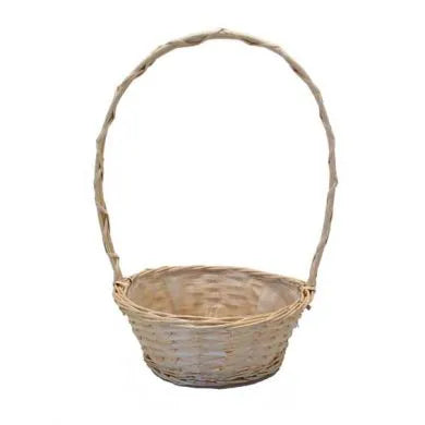 Round Florida White Basket (9 inch)