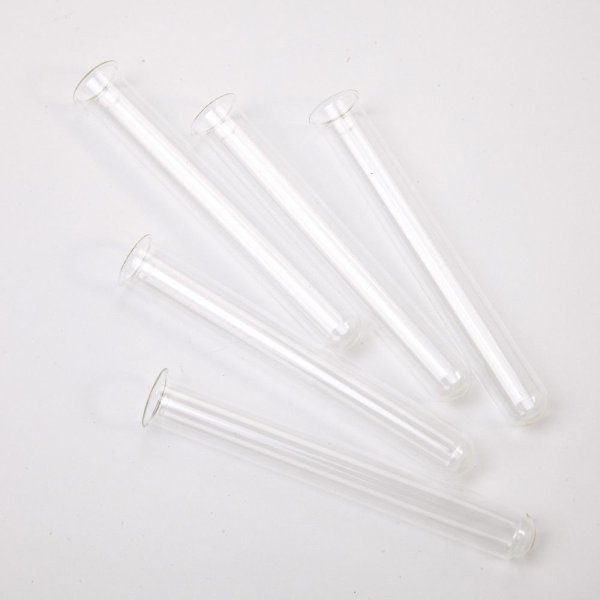 Glass Test Tubes - Pack of 5