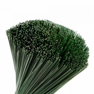 Gerbera Green Lacquered Stub Wire 10″ x 18 swg 2.5kg