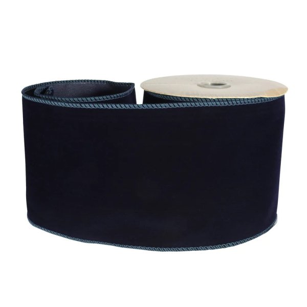 Navy velvet Ribbon 100mm x 20m