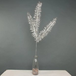 Metallic Fern spray x 3 stem Champagne