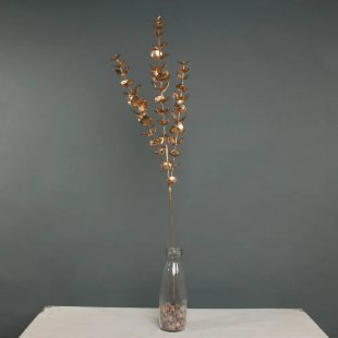 Metallic Eucalyptus x 3 Stem Gold