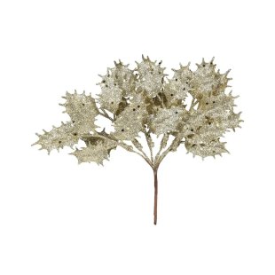 Glitter Holly Pick Goldcfp