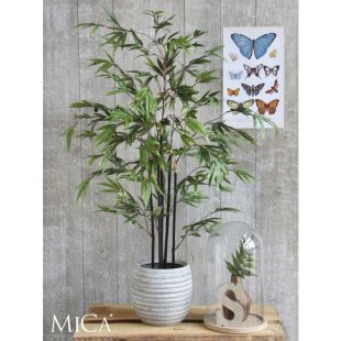 MICA DECORATIONS BAMBOO ARTIFICIAL PLANT - H200 X √ò100 CM - BLACK