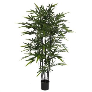 MICA DECORATIONS BAMBOO ARTIFICIAL PLANT - H140 X √ò95 CM - BLACK