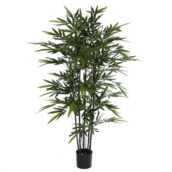 MICA DECORATIONS BAMBOO ARTIFICIAL PLANT - H140 X √ò95 CM - BLACK