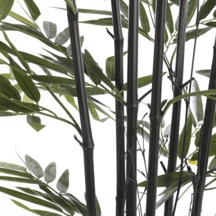 MICA DECORATIONS BAMBOO ARTIFICIAL PLANT - H140 X √ò95 CM - BLACK