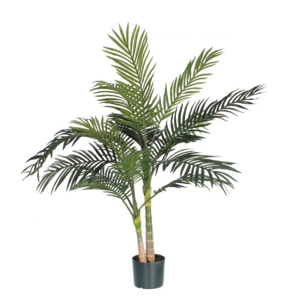 MICA DECORATIONS ARECA PALM ARTIFICIAL PLANT - H120 X √ò100 CM - GREEN