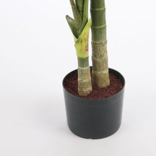 MICA DECORATIONS ARECA PALM ARTIFICIAL PLANT - H120 X √ò100 CM - GREEN