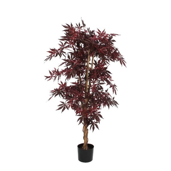 MICA DECORATIONS MAPLE ARTIFICIAL PLANT - H150 X √ò80 CM - RED