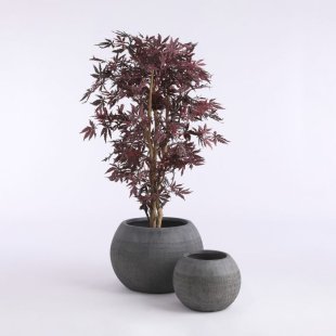 MICA DECORATIONS MAPLE ARTIFICIAL PLANT - H150 X √ò80 CM - RED