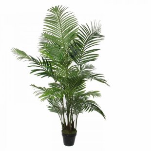 MICA DECORATIONS ARECA PALM ARTIFICIAL PLANT - H130 X √ò140 CM - GREEN