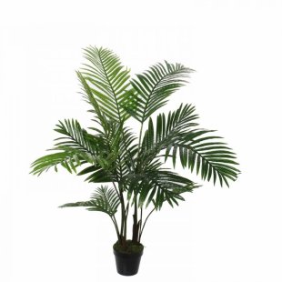 MICA DECORATIONS ARECA PALM ARTIFICIAL PLANT - H110 X √ò100 CM - GREEN