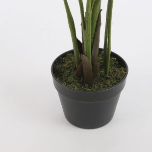 MICA DECORATIONS ARECA PALM ARTIFICIAL PLANT - H110 X √ò100 CM - GREEN