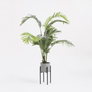 MICA DECORATIONS ARECA PALM ARTIFICIAL PLANT - H110 X √ò100 CM - GREEN
