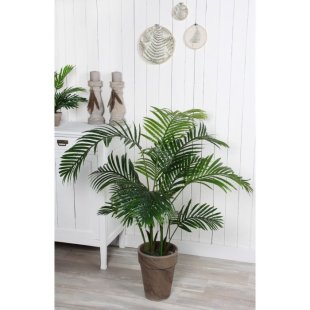 MICA DECORATIONS ARECA PALM ARTIFICIAL PLANT - H110 X √ò100 CM - GREEN