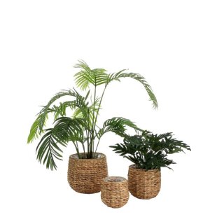 MICA DECORATIONS ARECA PALM ARTIFICIAL PLANT - H110 X √ò100 CM - GREEN